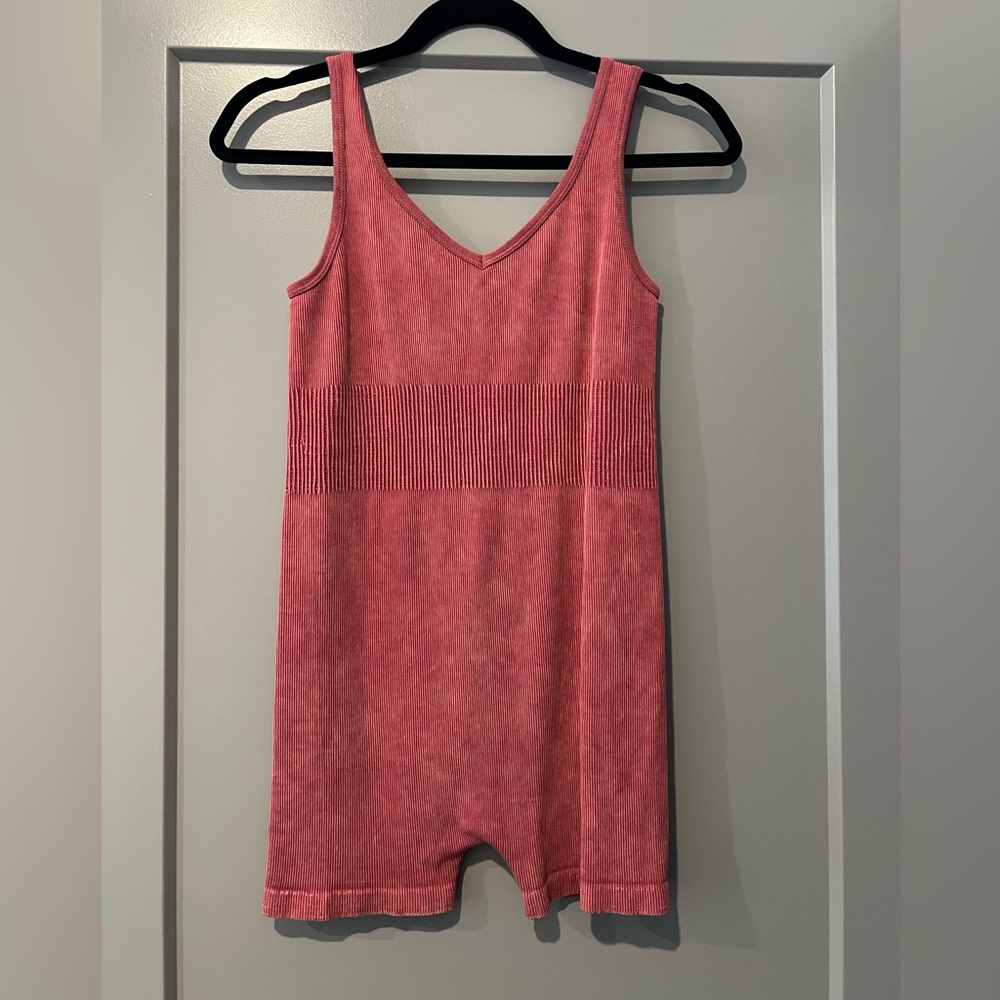 Pink Athletic Romper